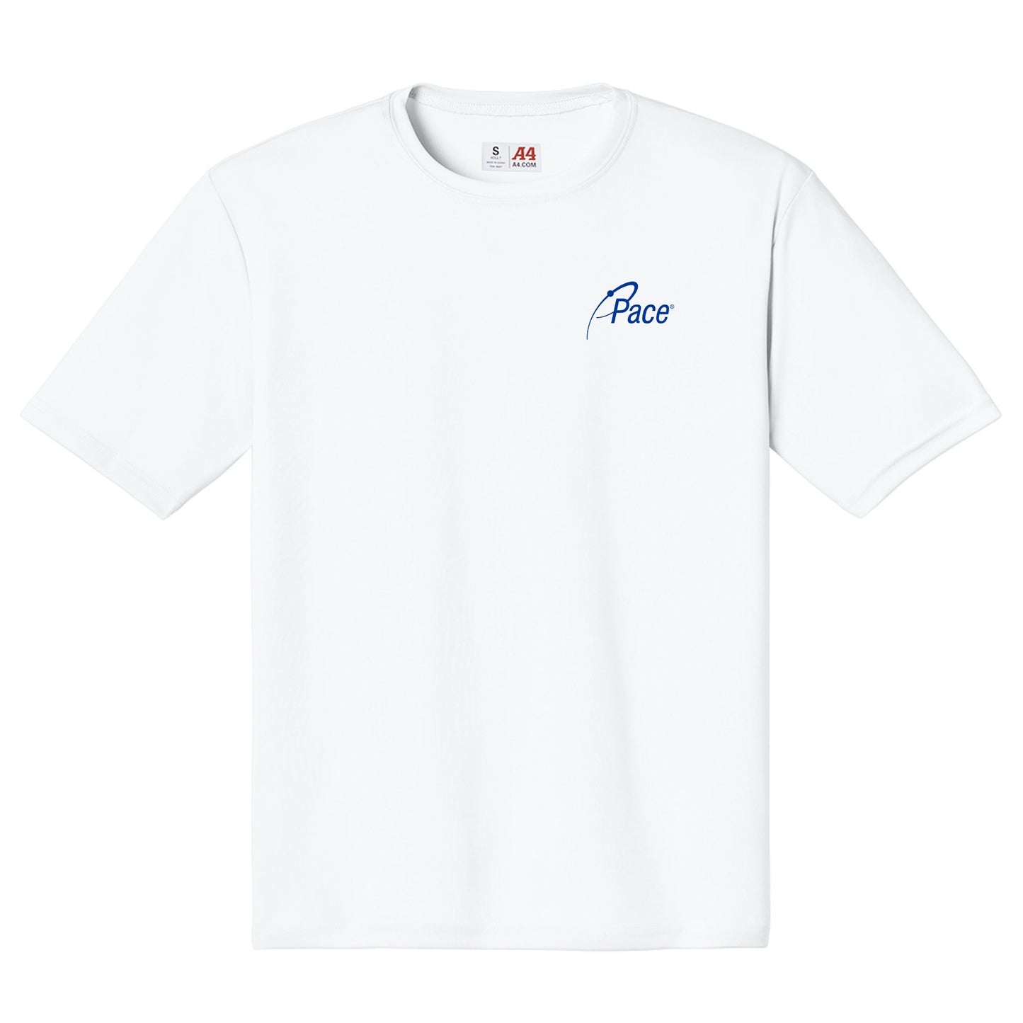 White A4 Cooling Performance Short Sleeve Tee