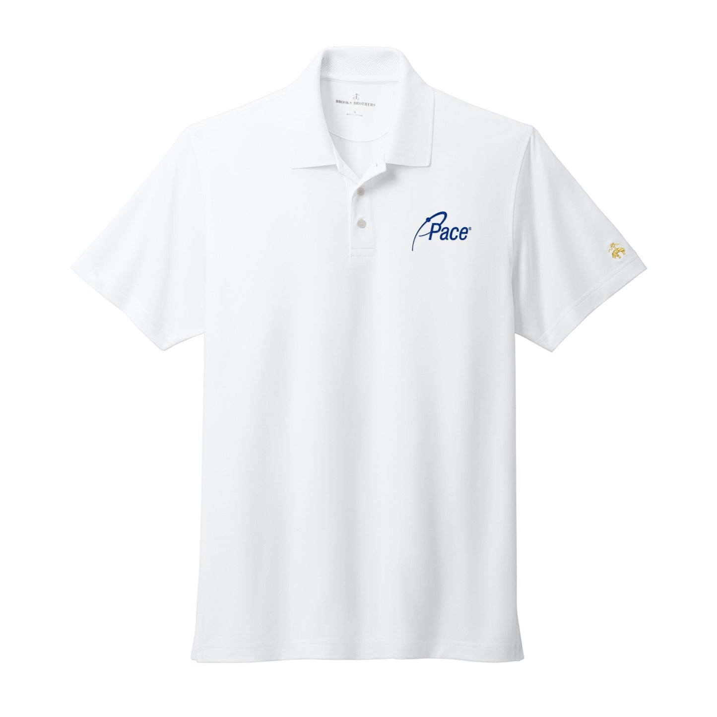 White Brooks Brothers Mesh Pique Performance Polo