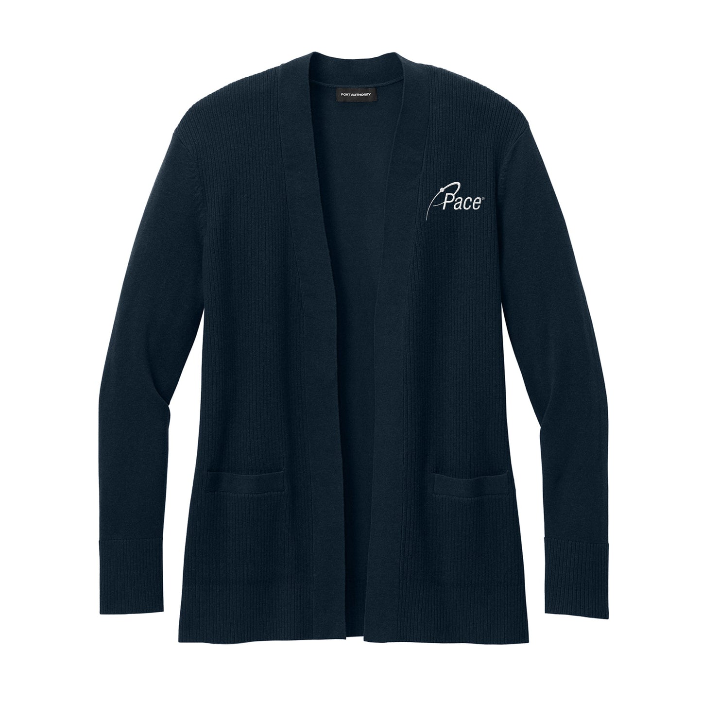River Blue Navy Easy Care Open-Front Cardigan Sweater