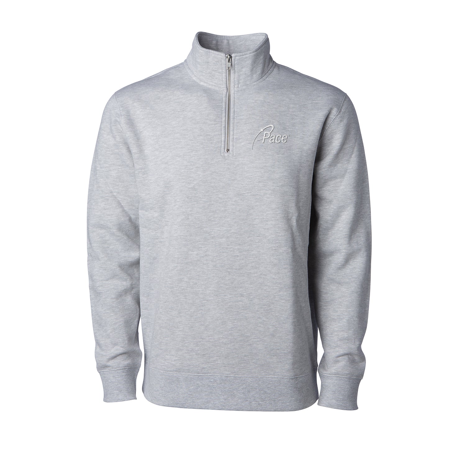 Grey Heather Independent Trading Co. Midweight Quarter-Zip Pullover