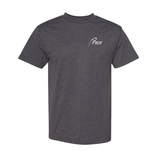 Heather Charcoal American Apparel Heavyweight Cotton Tee