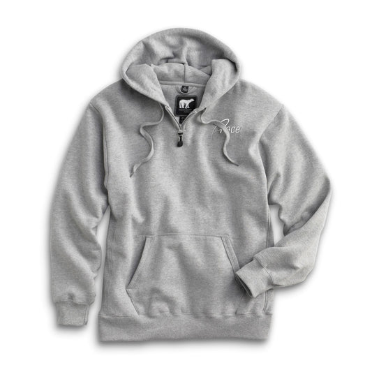 Athletic Heather White Bear Heavyweight Hoody