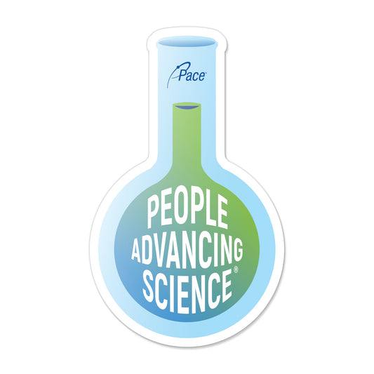 Stickers - People Advancing Science Beaker (25/pack)
