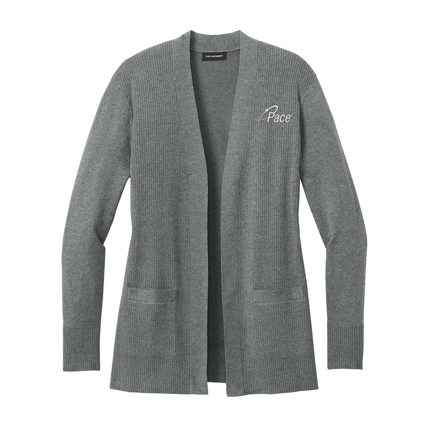 Medium Heather Easy Care Open-Front Cardigan Sweater
